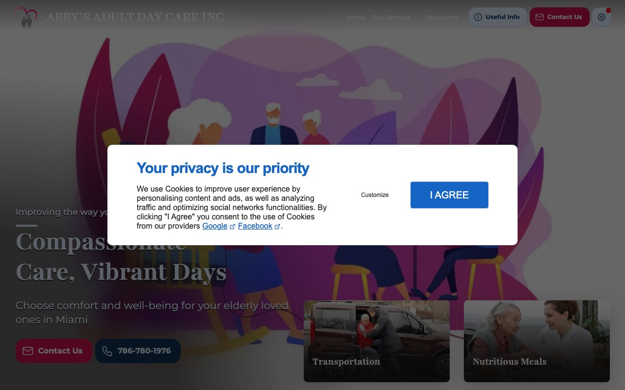 Abby's Adult Day Care Inc. — homepage