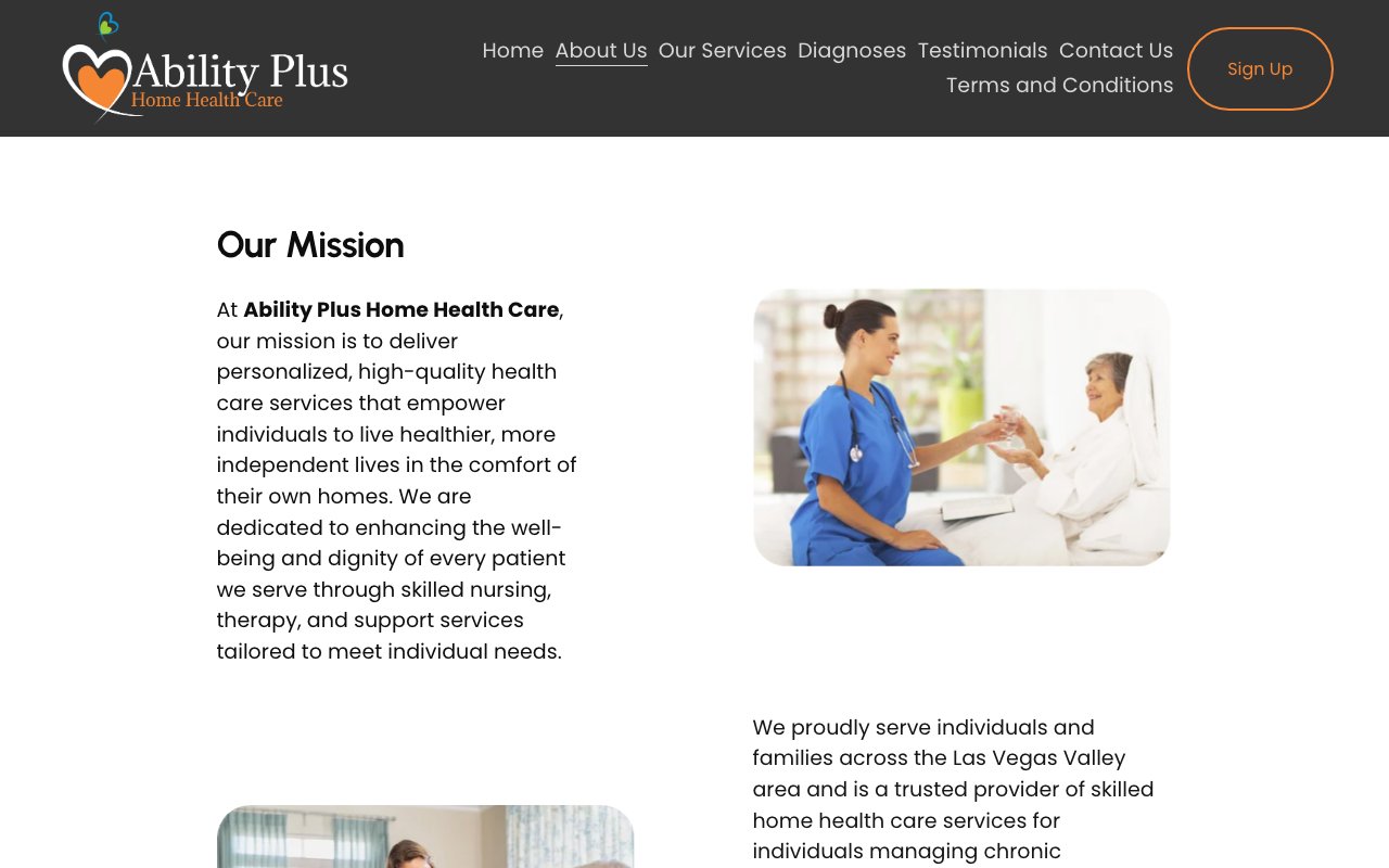 ABILITY PLUS HOME HEALTH CARE — homepage