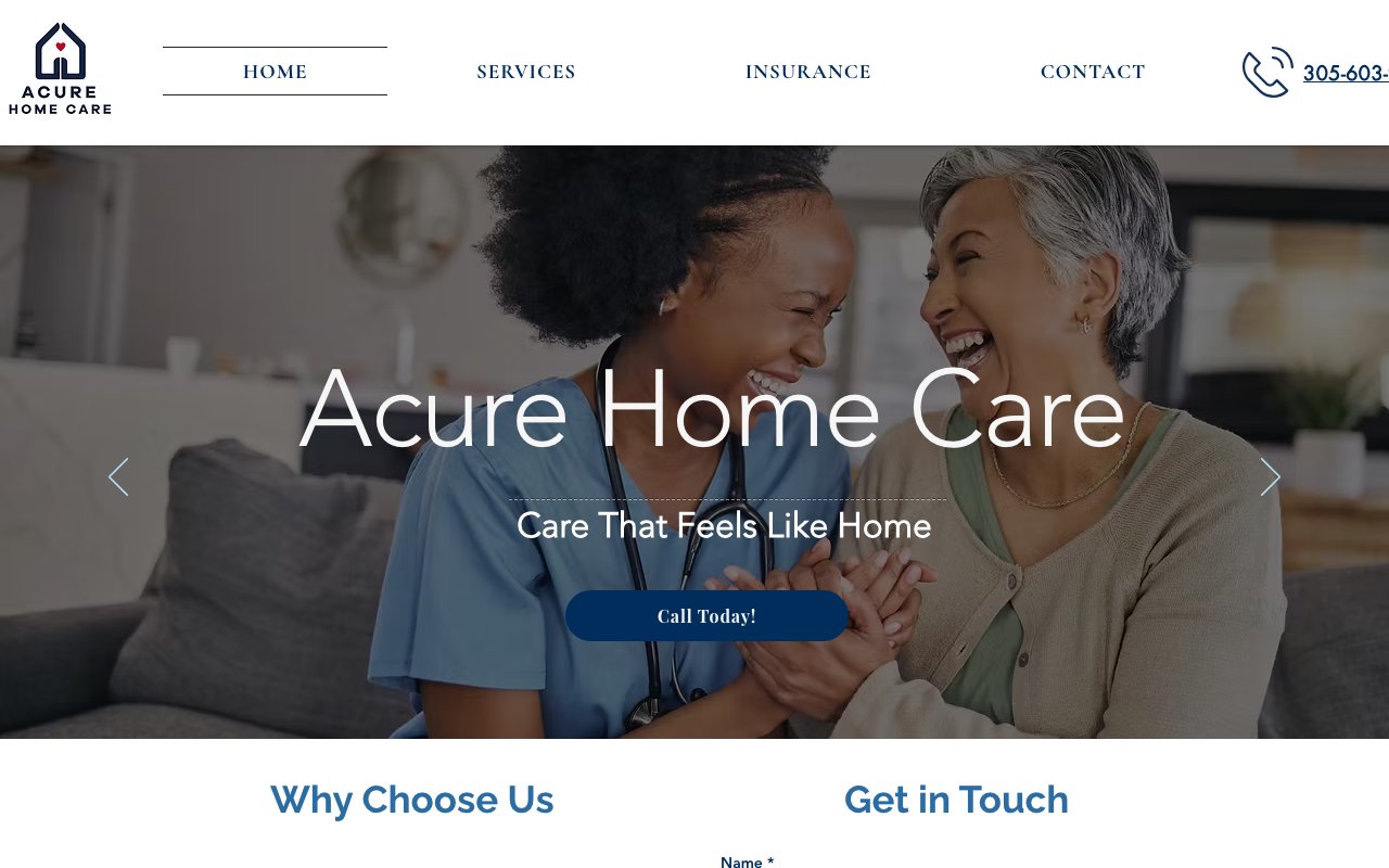 ACURE HOME CARE, LLC — homepage