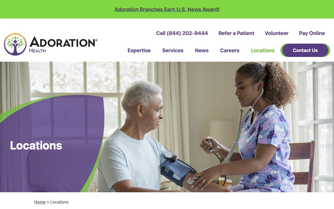 ADORATION HOME HEALTH — homepage