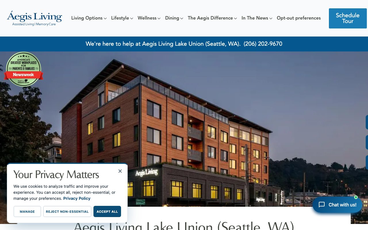 Aegis Living Lake Union — homepage