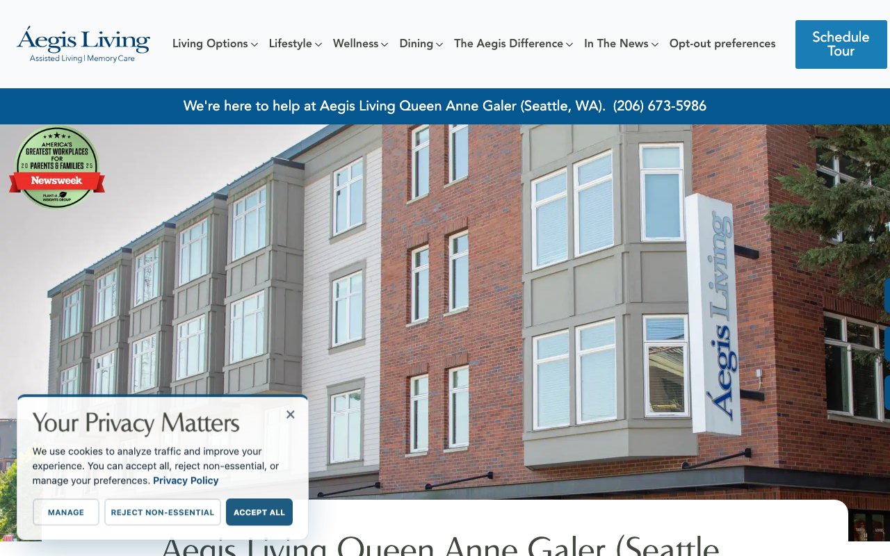 Aegis Living Queen Anne Galer — homepage