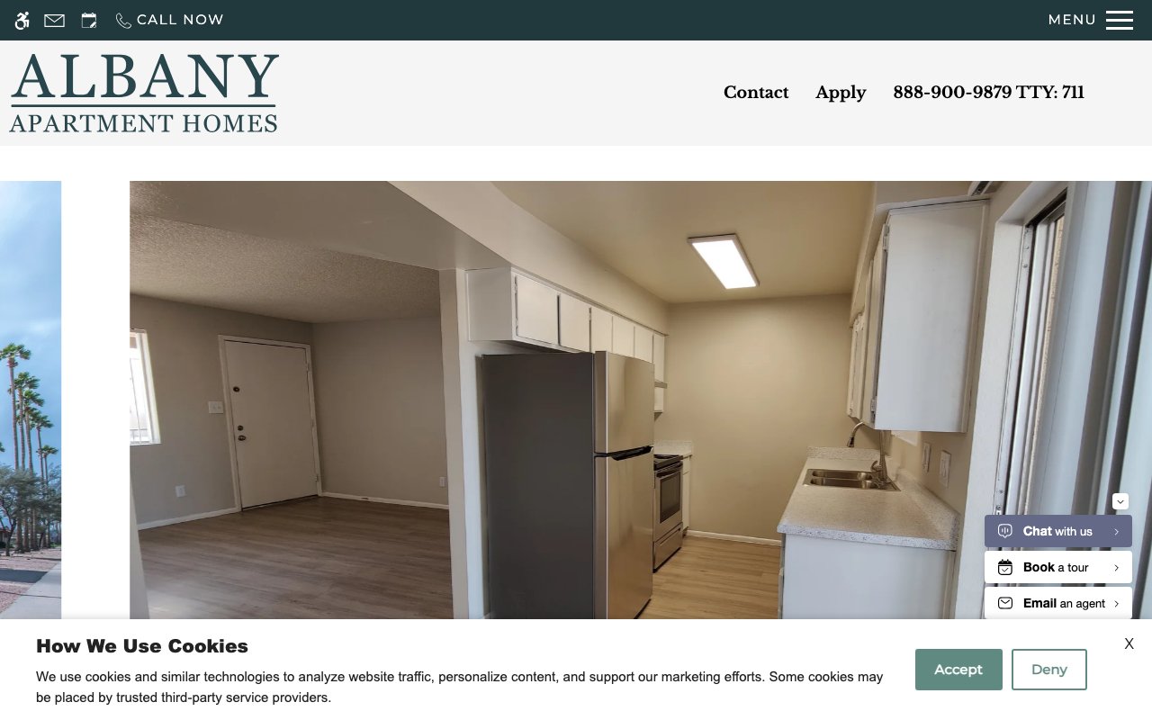 Albany Apartments — homepage