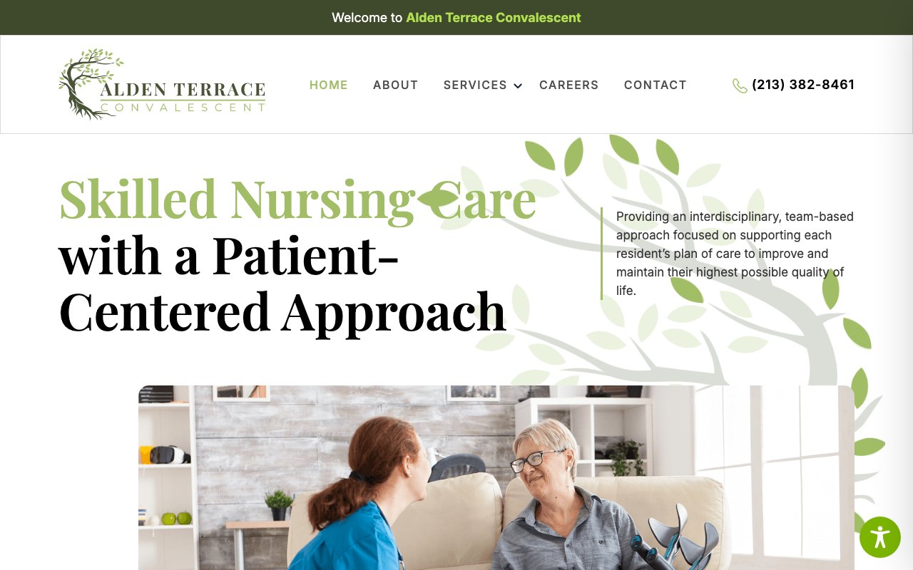 ALDEN TERRACE CONVALESCENT HOSPITAL — homepage