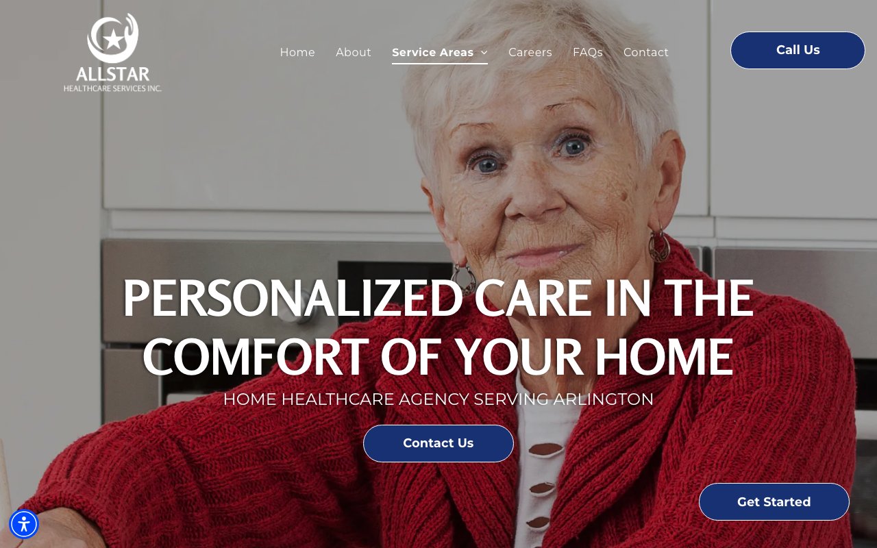 Allstar Healthcare — homepage
