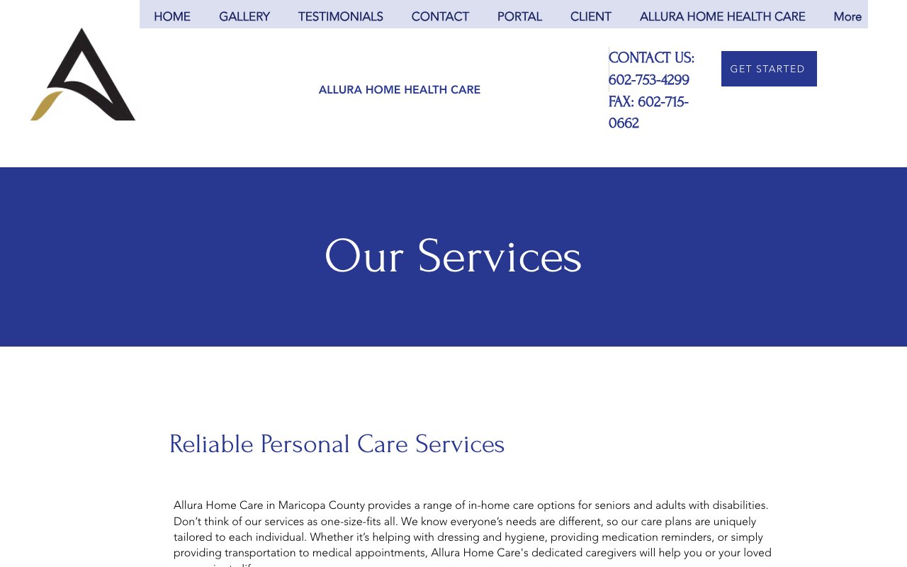 ALLURA HOME HEALTH AND HOSPICE LLC — homepage