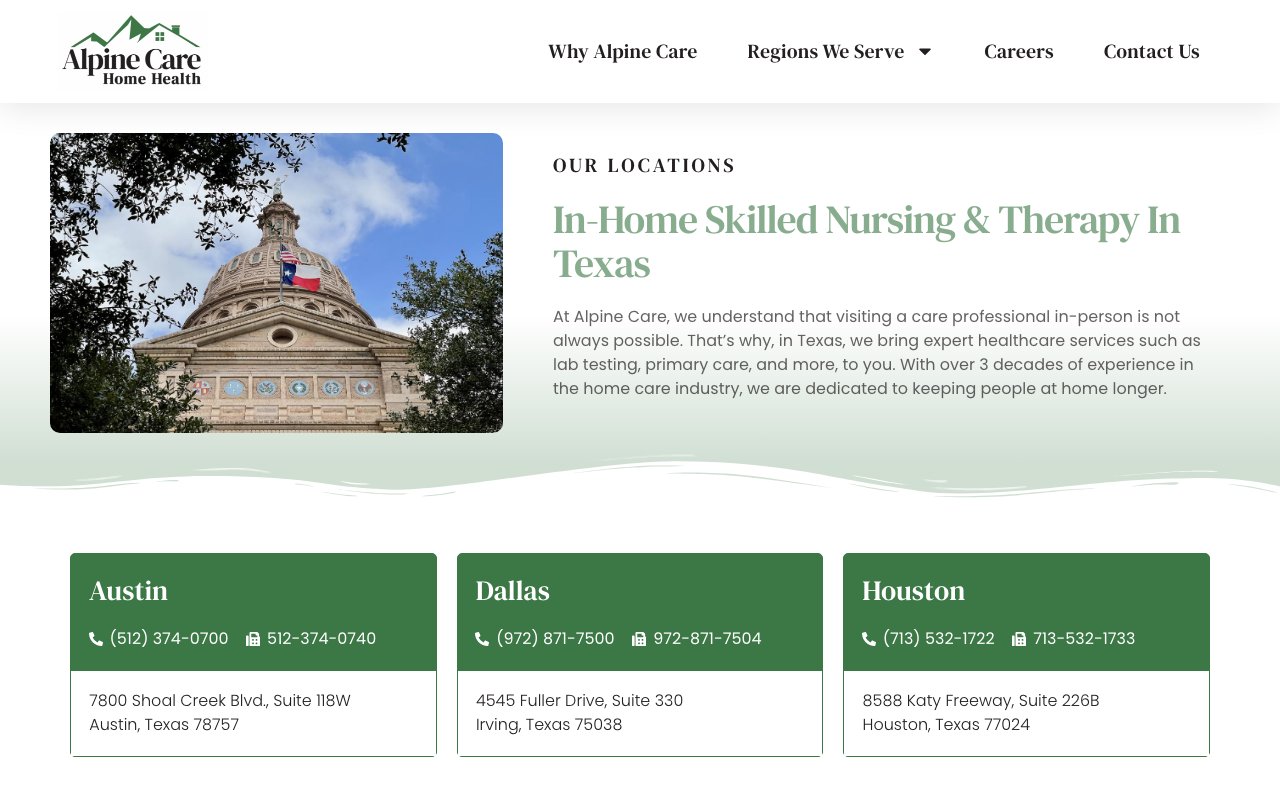 ALPINE CARE HOME HEALTH — homepage