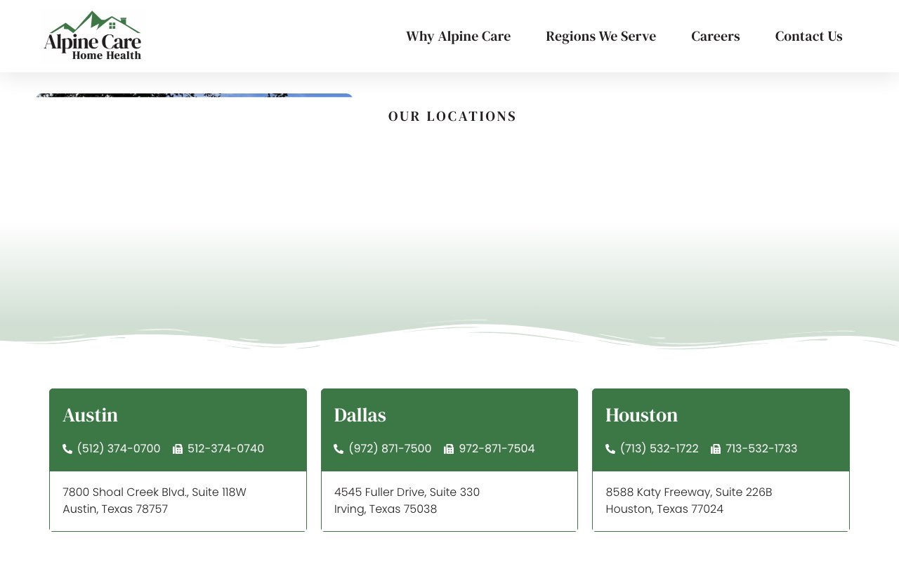 ALPINE CARE HOME HEALTH — homepage