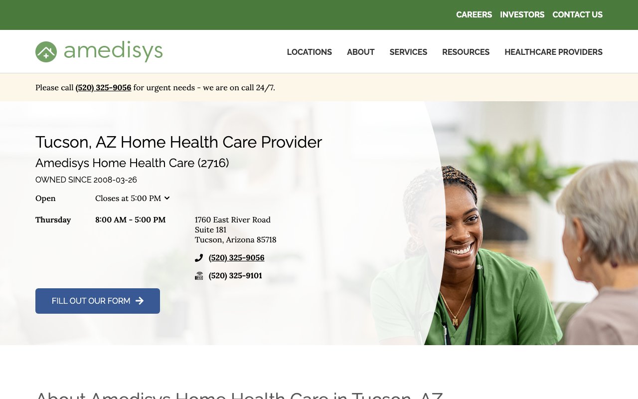 AMEDISYS HOME HEALTH CARE — homepage