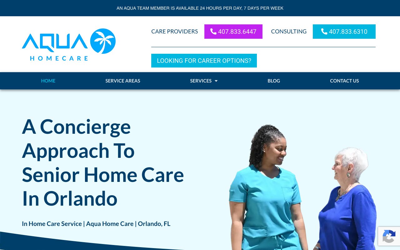 Aqua Home Care Orlando — homepage