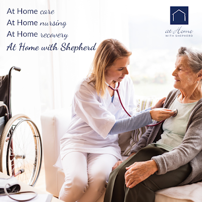 AT HOME WITH SHEPHERD — homepage