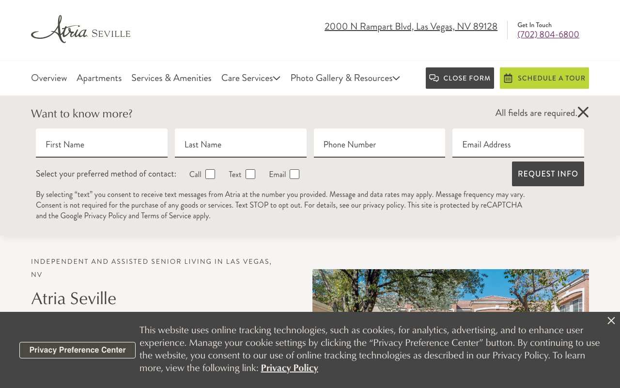 Atria Seville — homepage