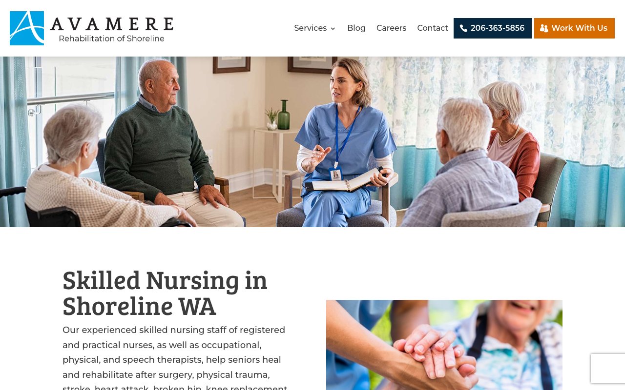 AVAMERE REHABILITATION OF SHORELINE — homepage