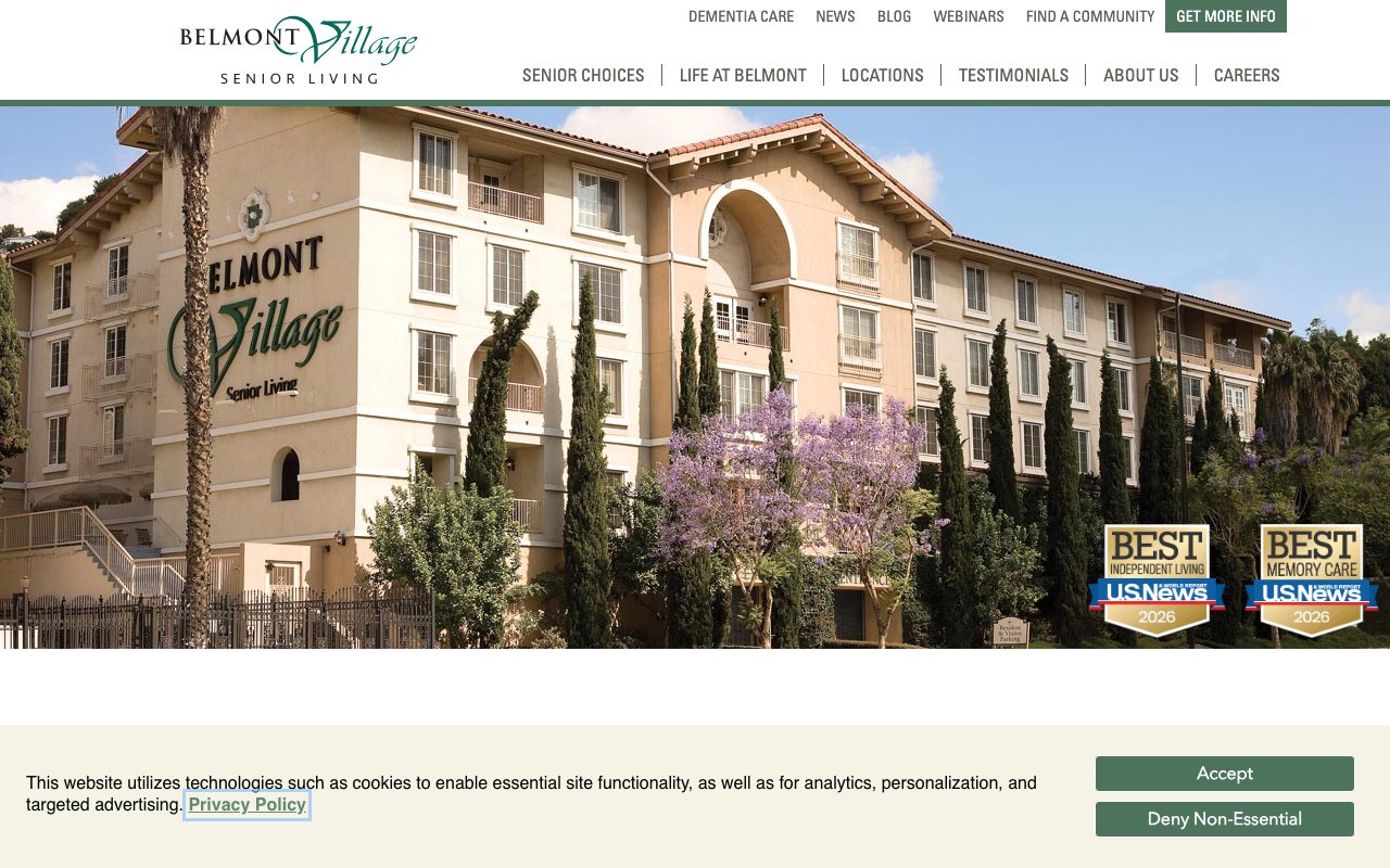 Belmont Village Hollywood Hills — homepage