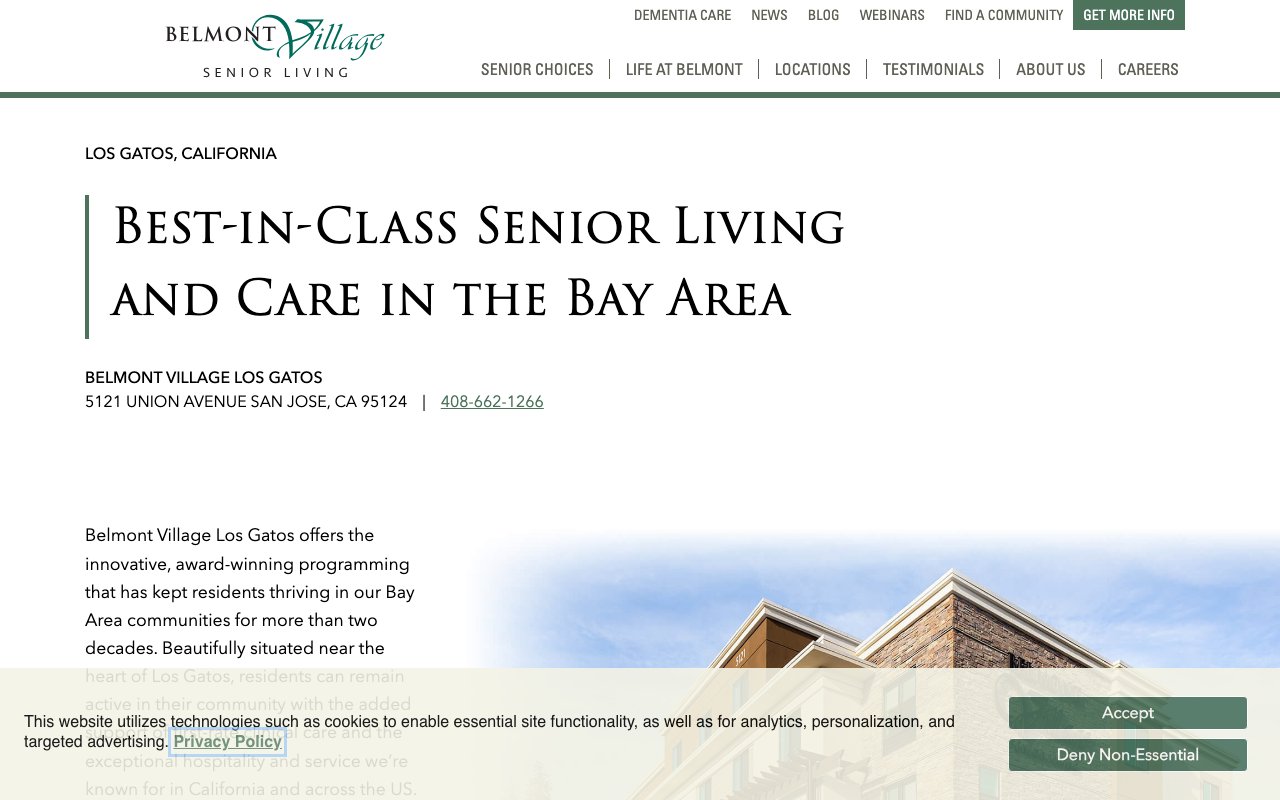 Belmont Village Los Gatos — homepage