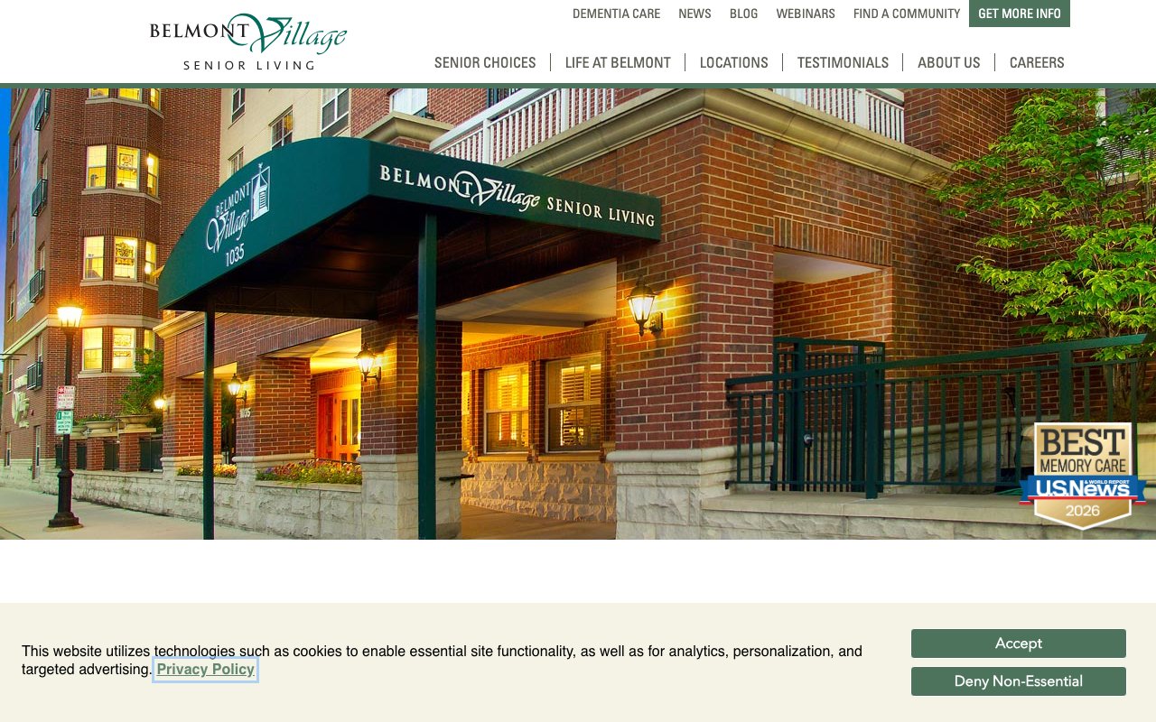 Belmont Village Senior Living Oak Park — homepage