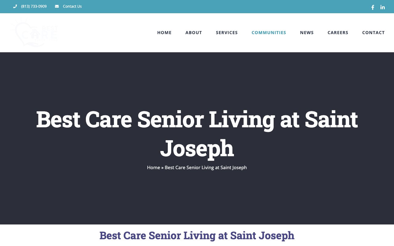 Best Care Senior Living at Saint Joseph — homepage