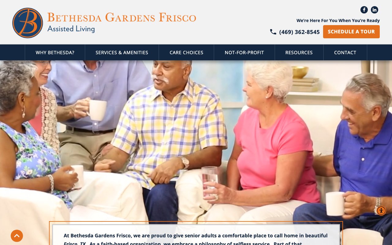 Bethesda Gardens Frisco — homepage
