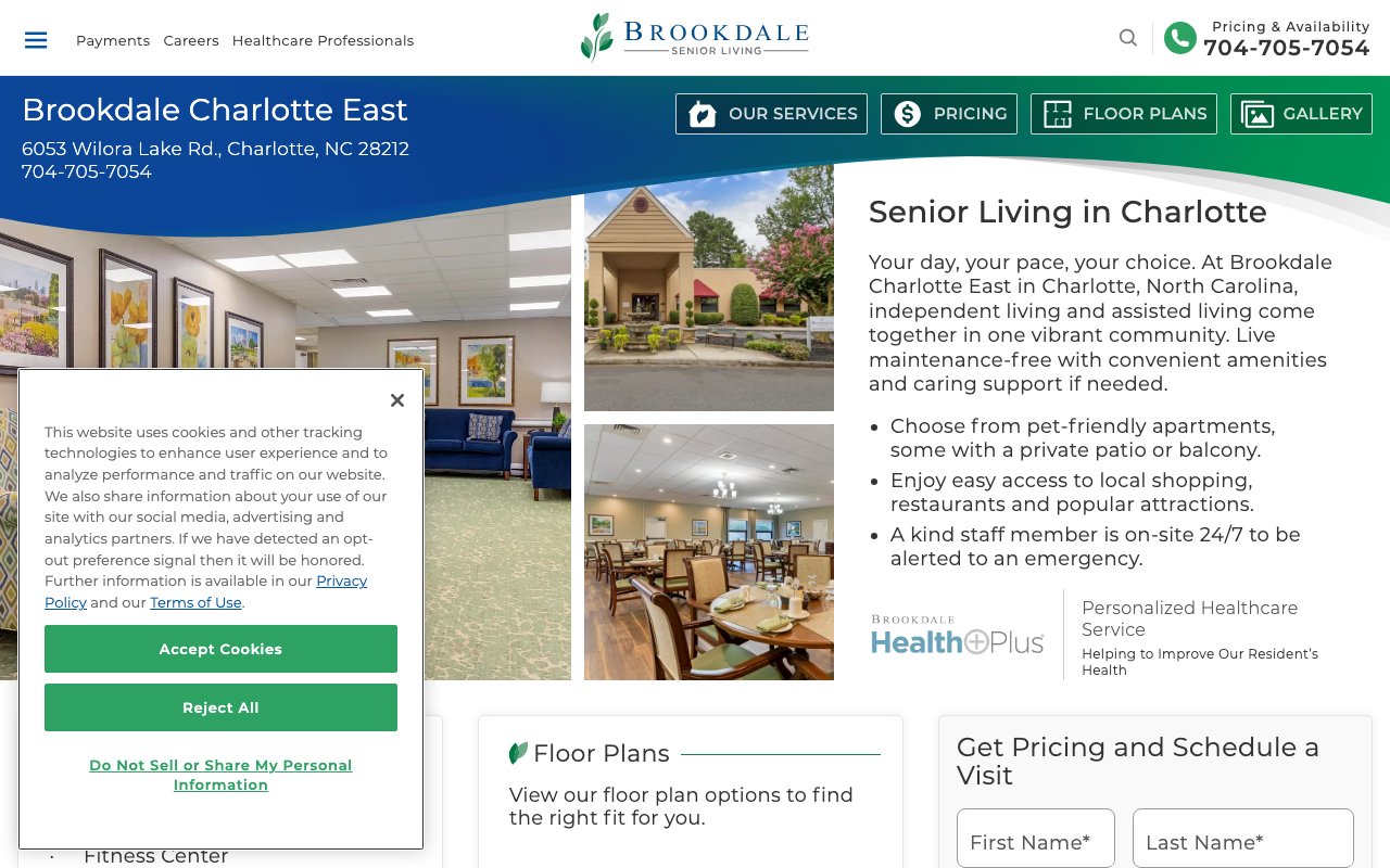Brookdale Charlotte East — homepage