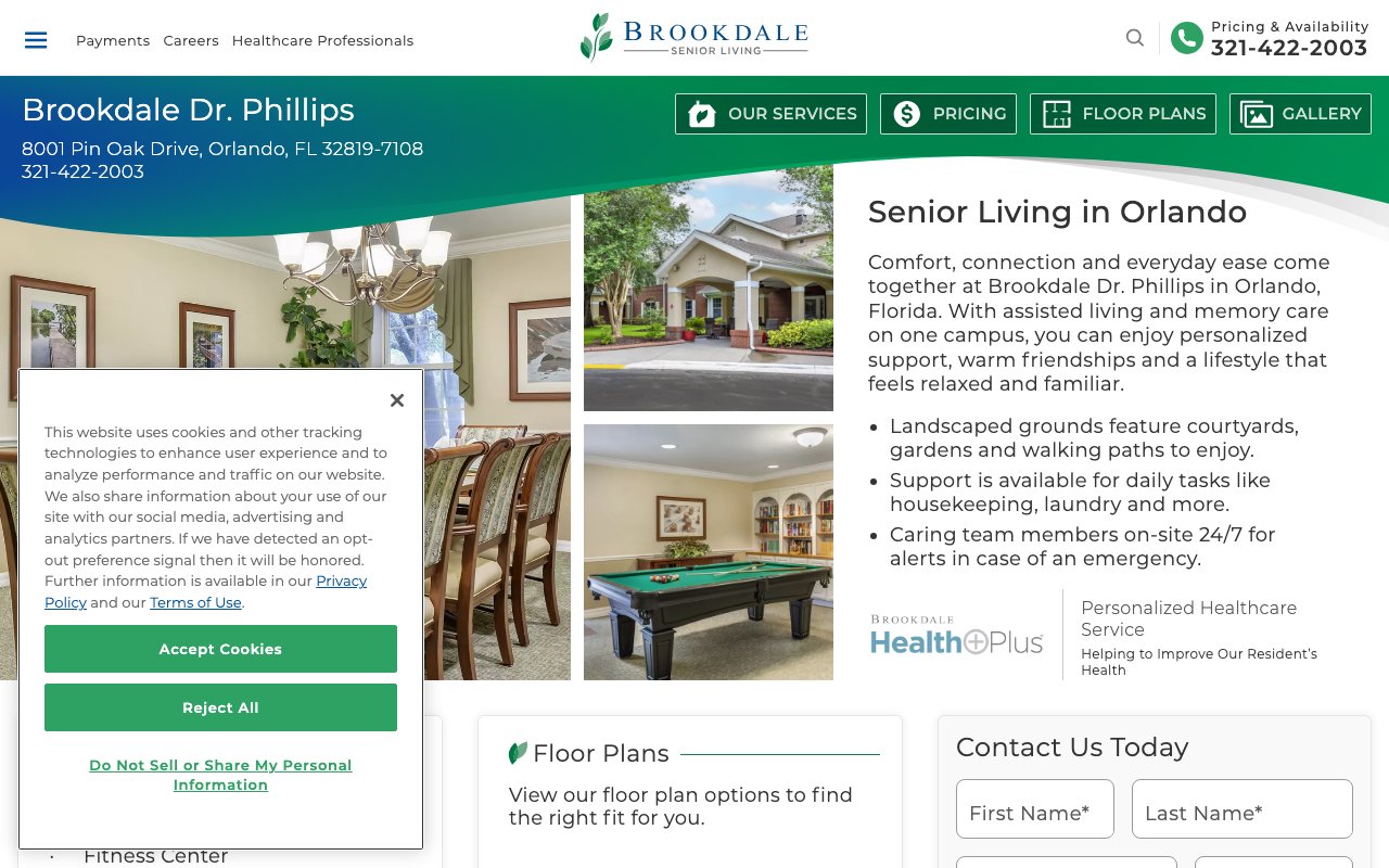 Brookdale Dr. Phillips — homepage