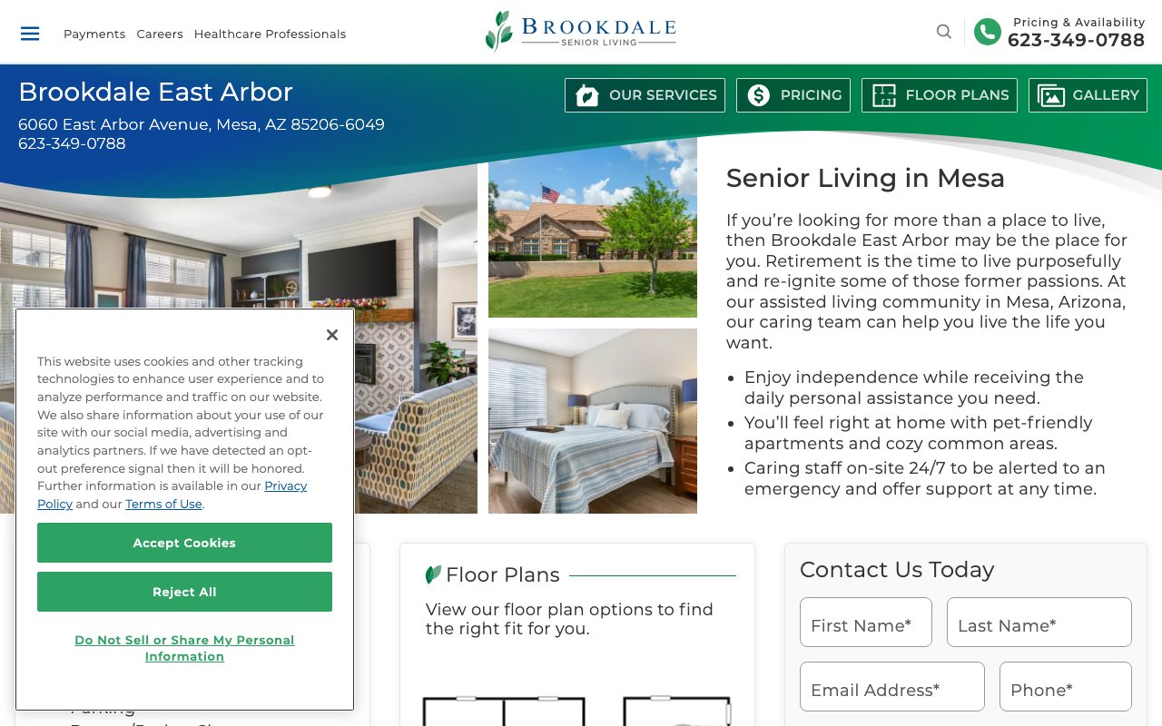Brookdale East Arbor — homepage