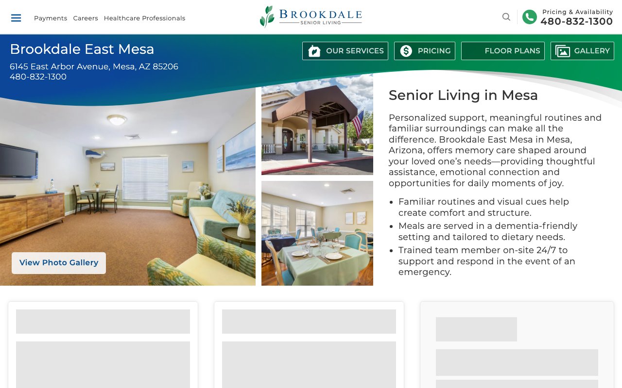 Brookdale East Mesa — homepage