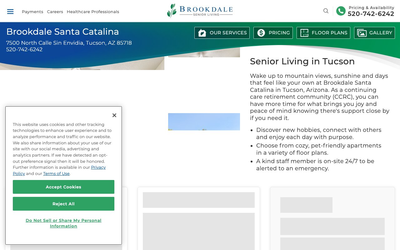 BROOKDALE SANTA CATALINA — homepage