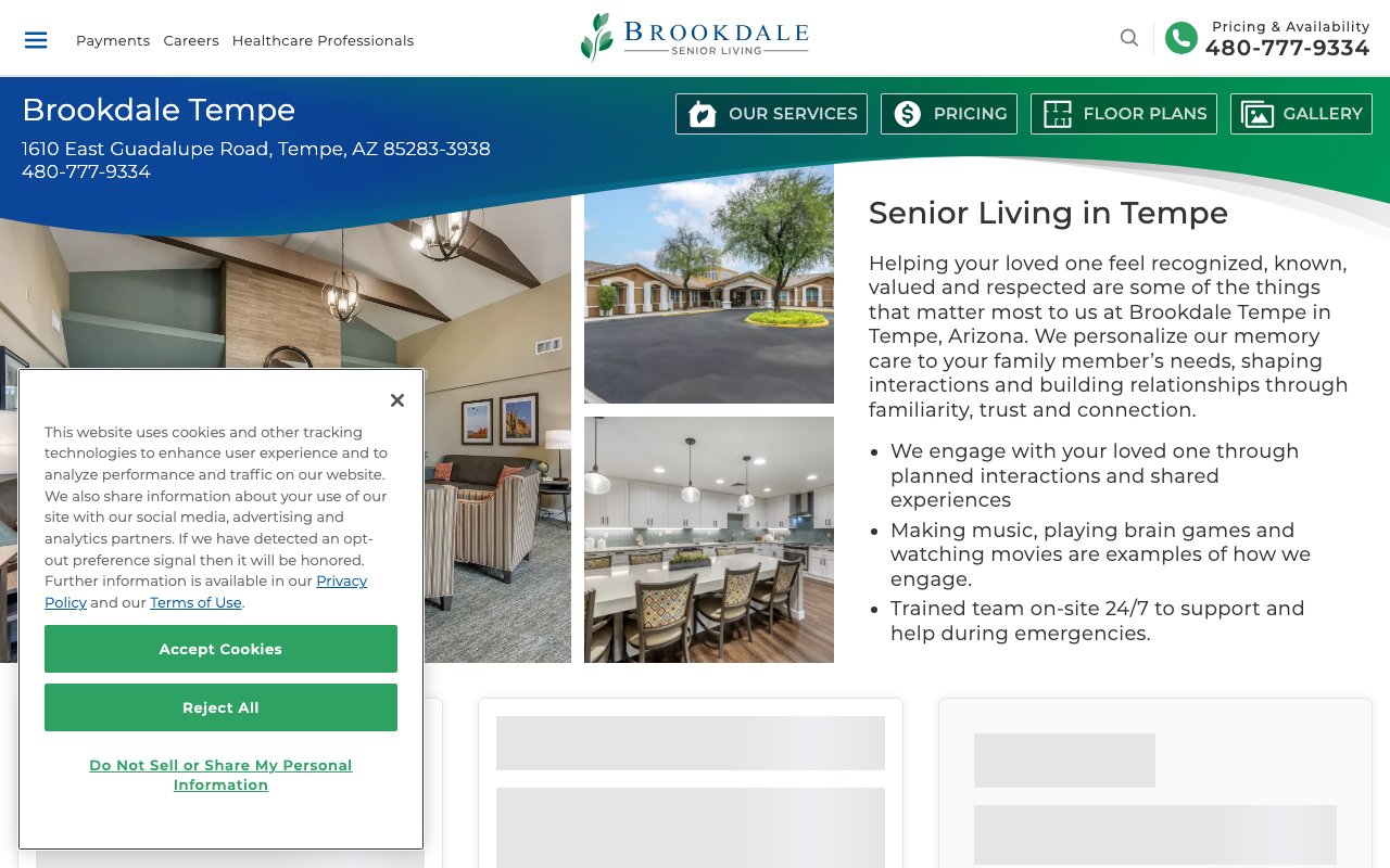 Brookdale Tempe — homepage