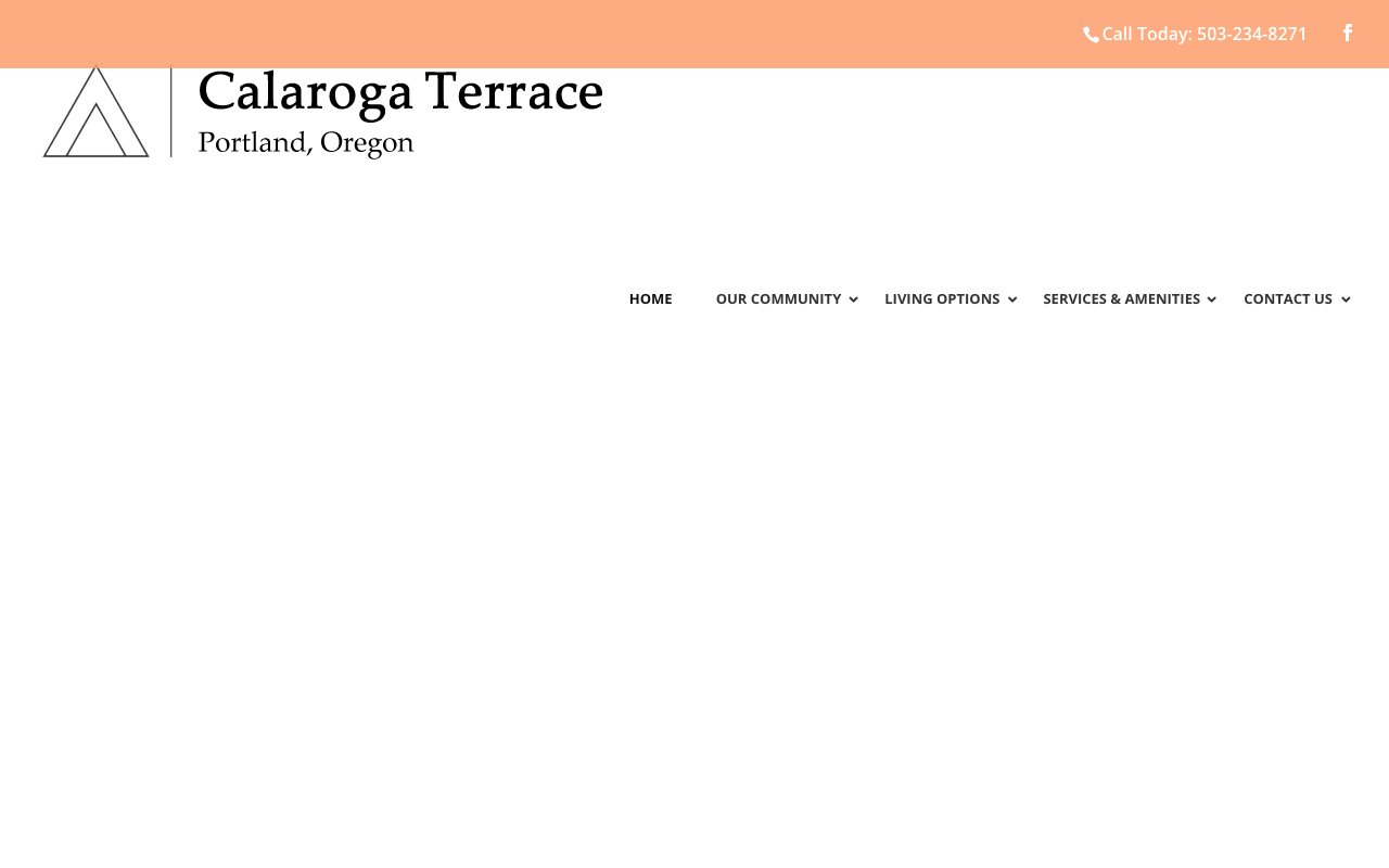 Calaroga Terrace — homepage