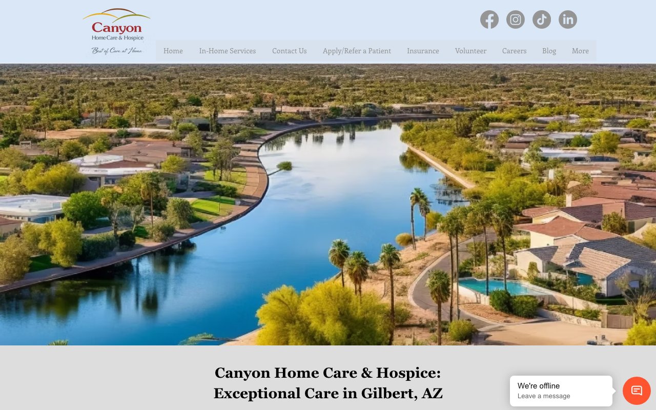 CANYON HOME CARE & HOSPICE — homepage