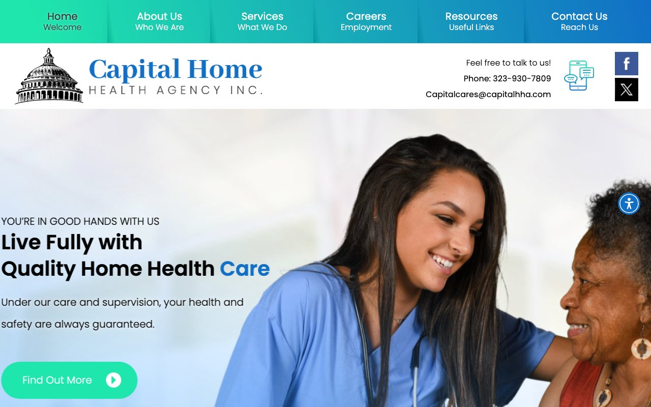 CAPITAL HOME HEALTH AGENCY INC — homepage