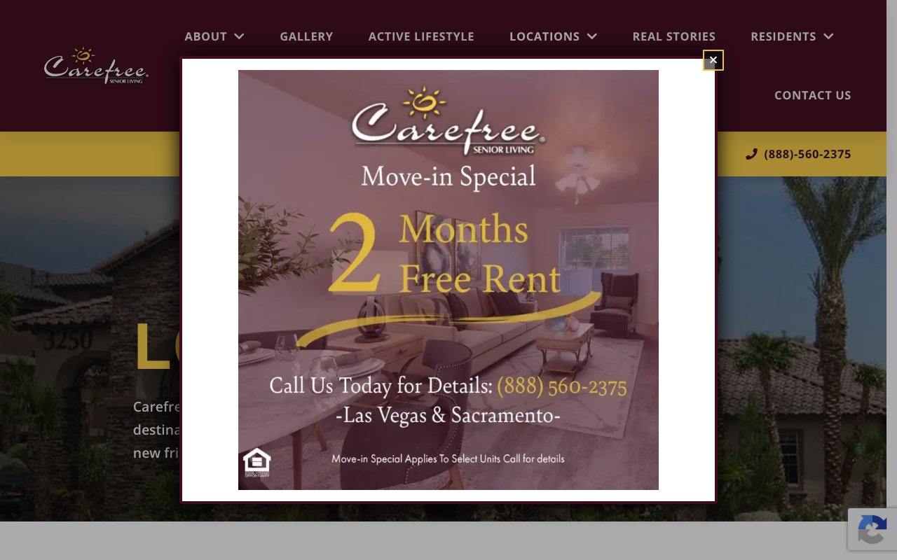 Carefree Senior Living at The Willows — homepage