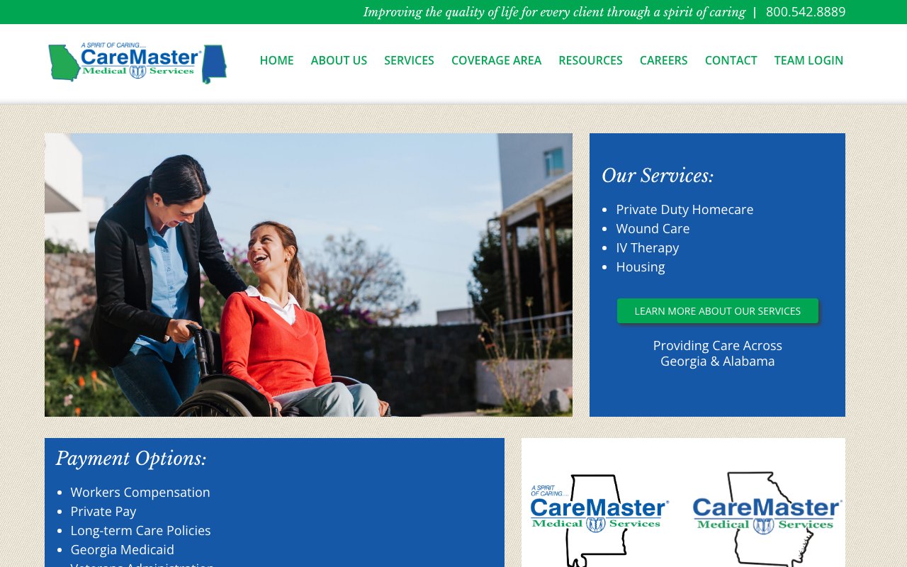 Caremaster Medical Services — homepage