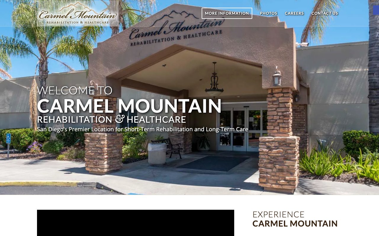 CARMEL MOUNTAIN REHABILITATION & HEALTHCARE CENTER — homepage
