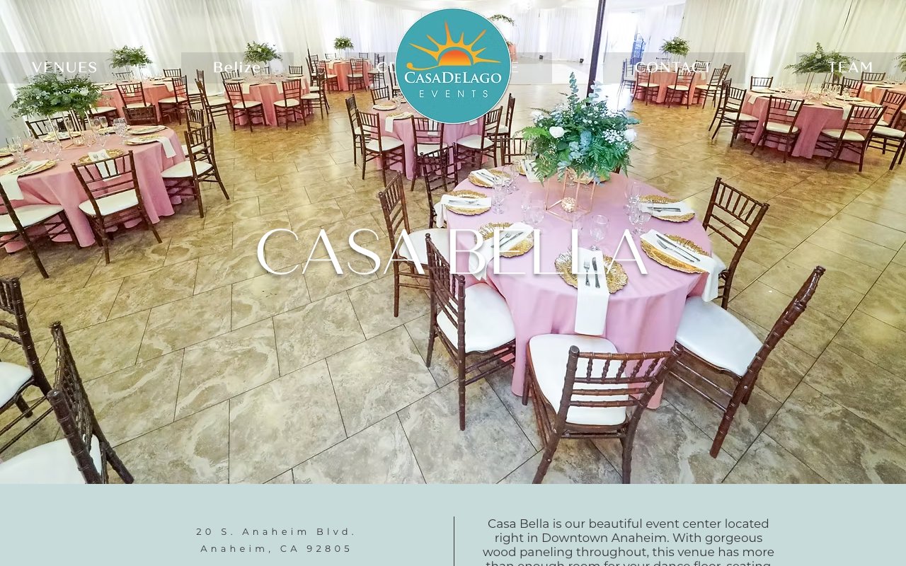 Casa Bella — homepage