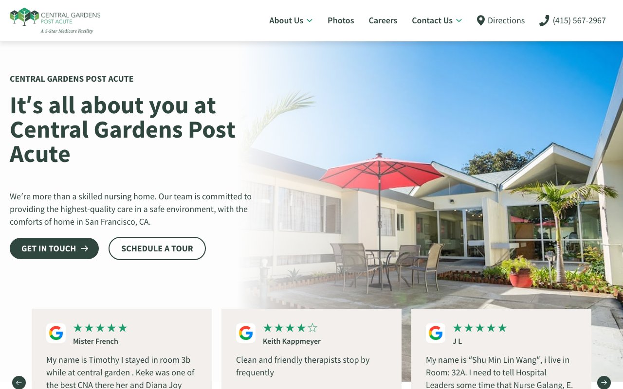 Central Gardens Post Acute — homepage