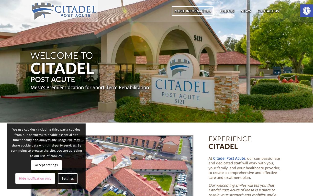 Citadel Post Acute — homepage