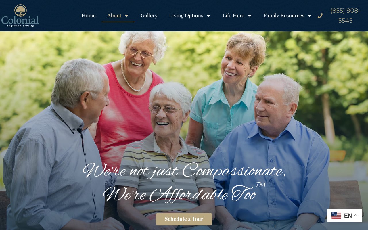 Colonial Assisted Living at Tampa — homepage