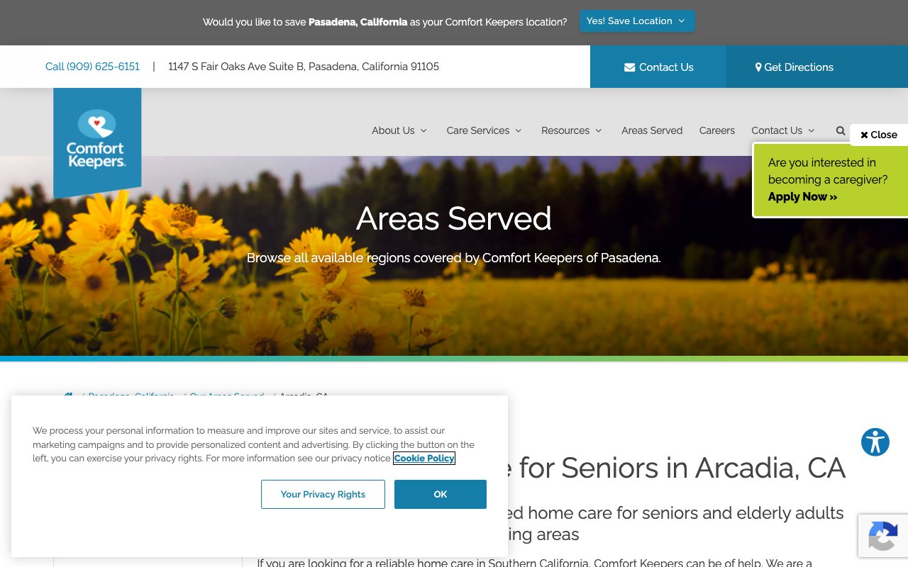 Comfort Keepers — homepage