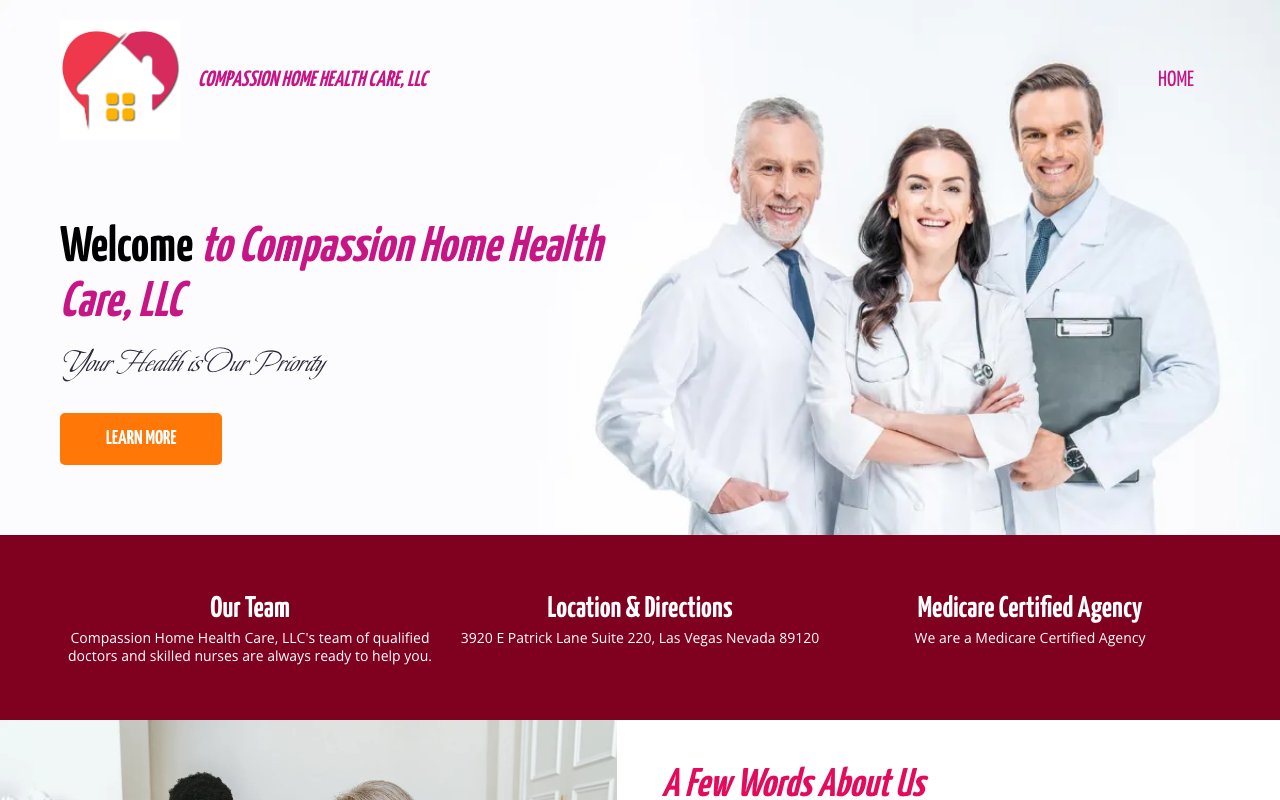 COMPASSION HOME HEALTH CARE, LLC — homepage