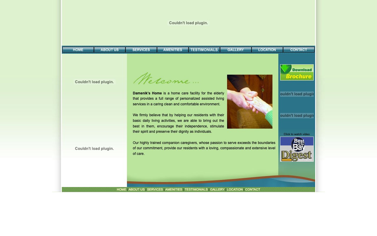 Damenik's Home — homepage