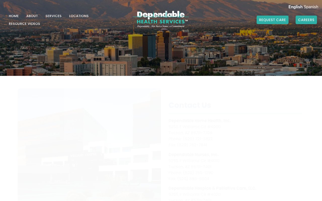 DEPENDABLE HOME HEALTH, INC — homepage