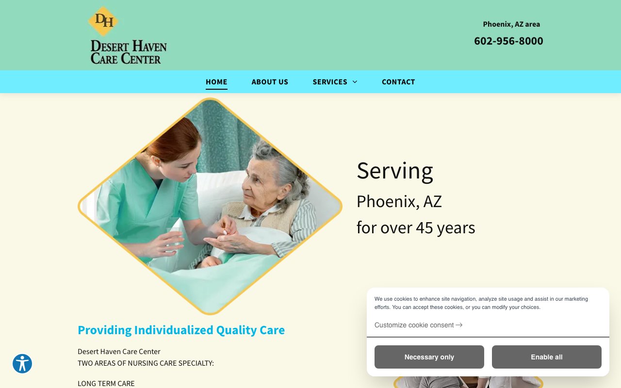 DESERT HAVEN CARE CENTER — homepage