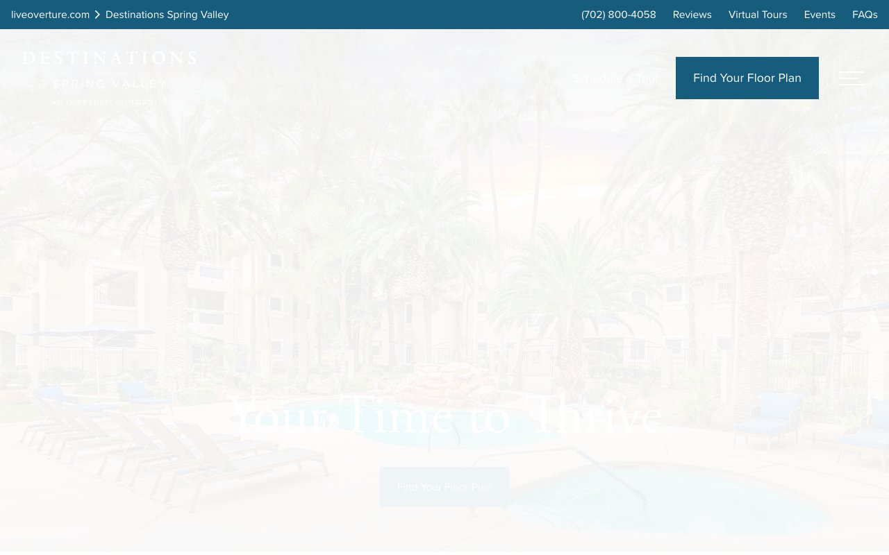 Destinations Spring Valley — homepage