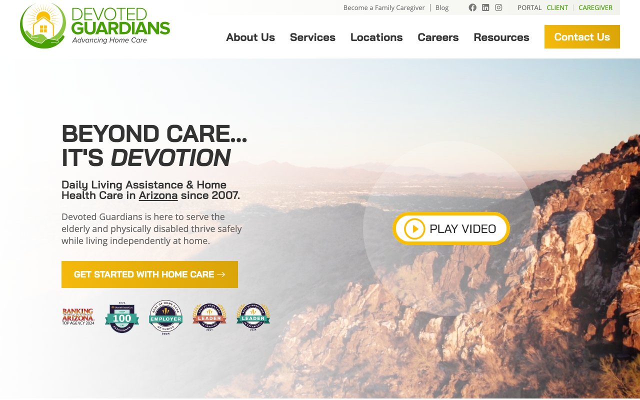 Devoted Guardians — homepage