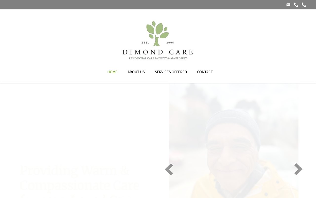 Dimond Care — homepage
