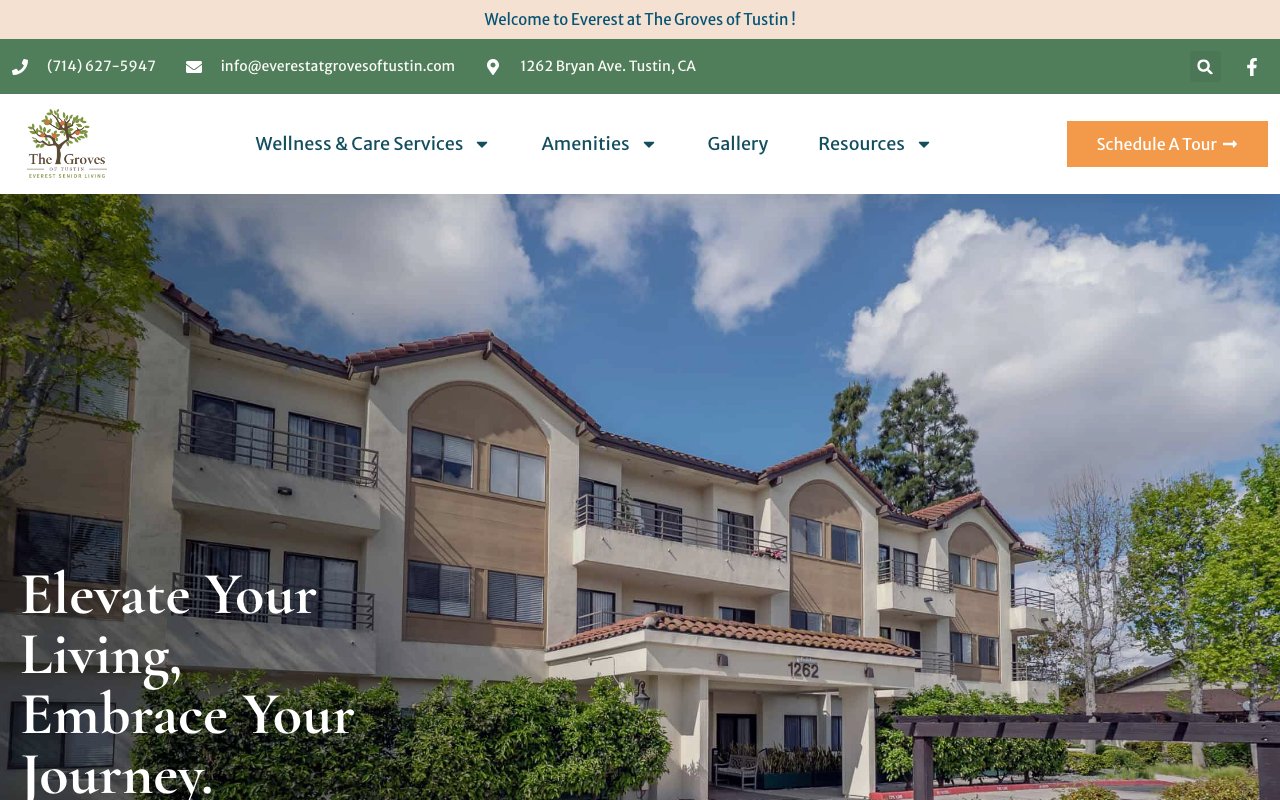 Everest at The Groves of Tustin — homepage