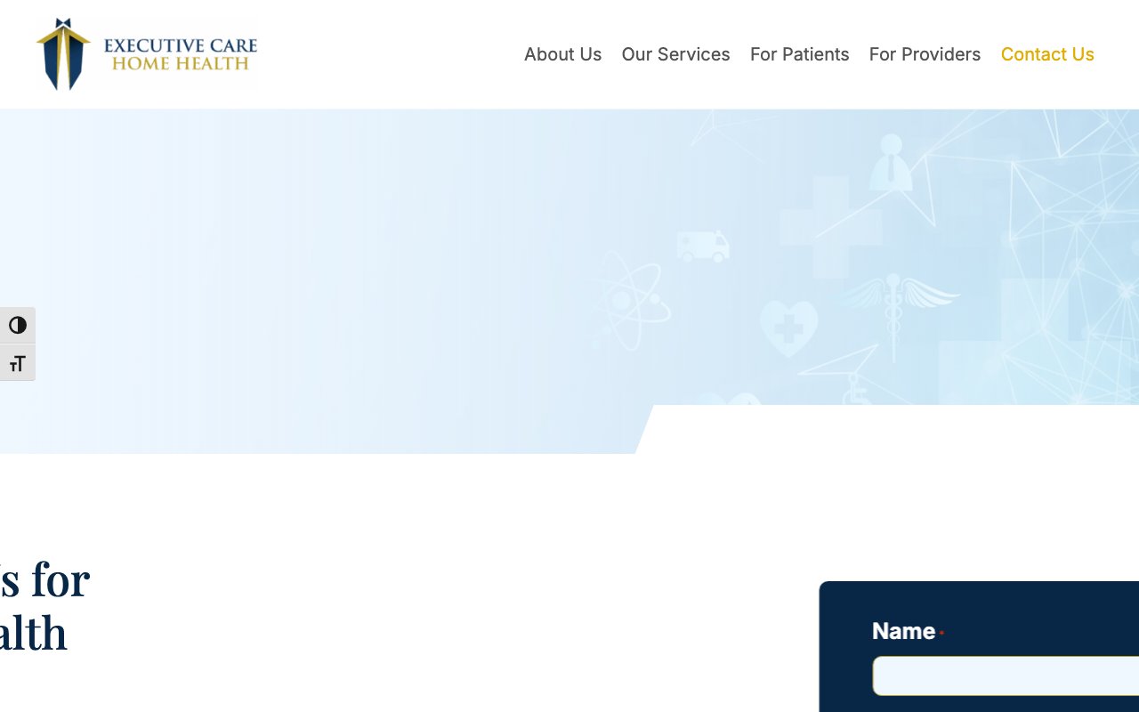 EXECUTIVE CARE HOME HEALTH — homepage