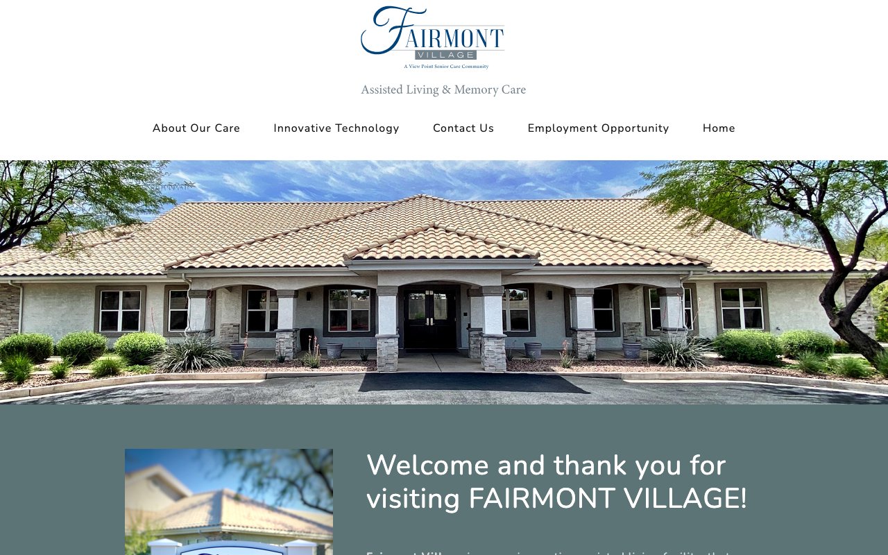 Fairmont Village — homepage