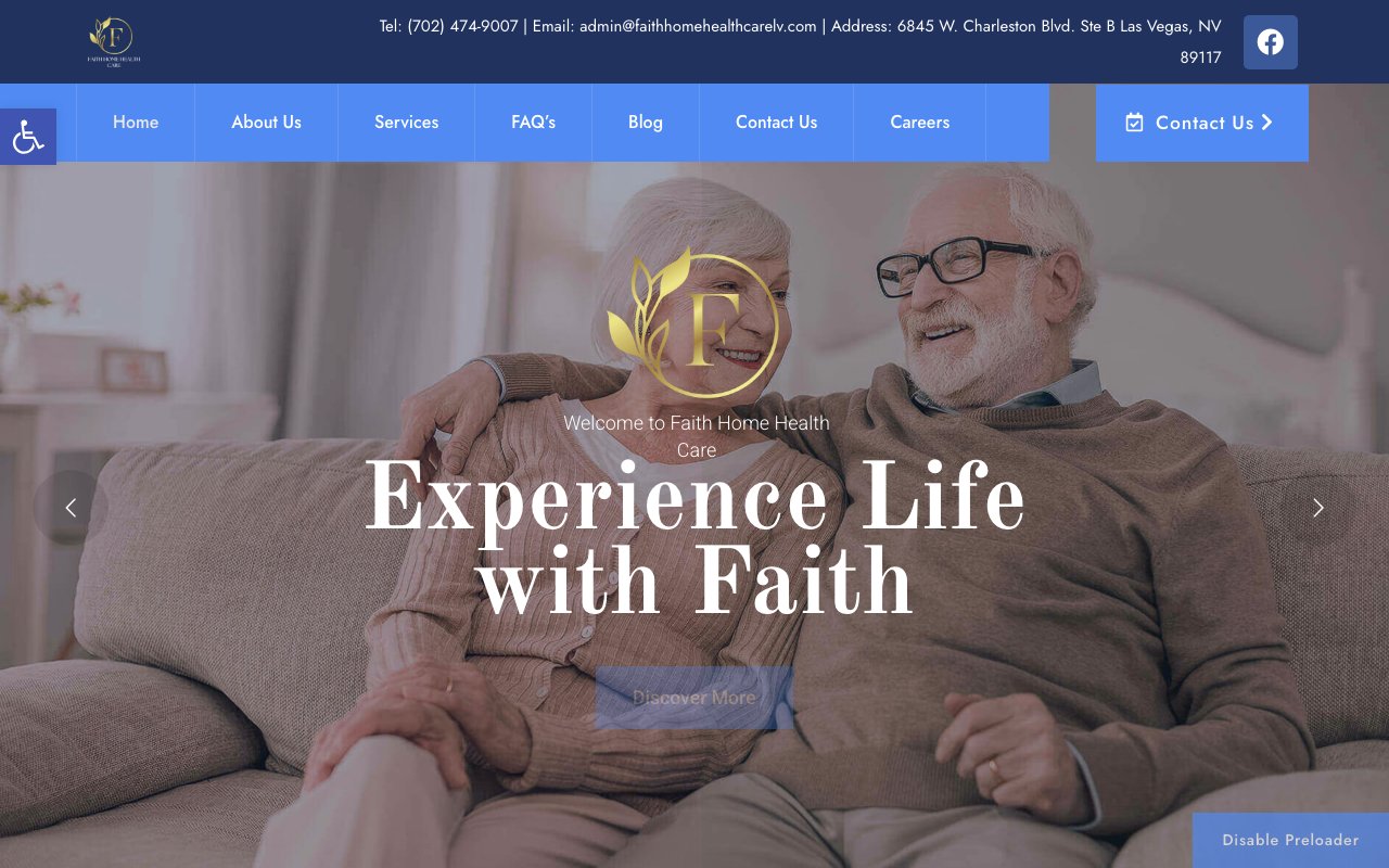 FAITH HOME HEALTH CARE, LLC — homepage